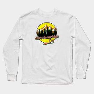 Breckenridge Colorado Mountains Skiing Biking Climbing Long Sleeve T-Shirt